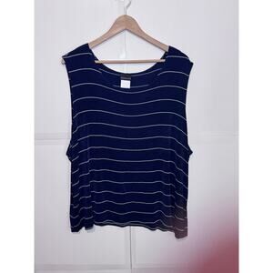 Citiknit Women's Navy Tank Size 3X