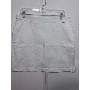 Women's Rafaella White Skort, Size L